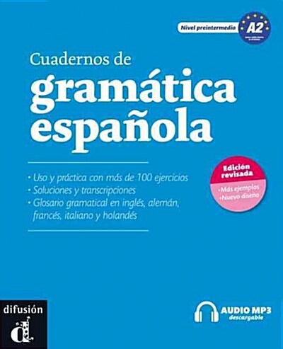 (A2) CUADERNOS DE GRAMATICA ESPANOLA (A2) (+CD) (Paperback)