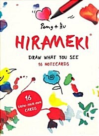 Hirameki: 16 Notecards : Draw What You See (Postcard Book/Pack)