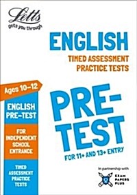 Letts English Pre-test Practice Tests : Timed Assessment Practice Tests (Paperback, edition)