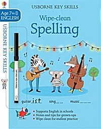 Wipe-clean Spelling 7-8 (Paperback)