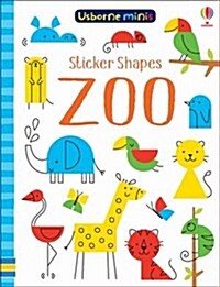 Sticker Shapes Zoo (Paperback)