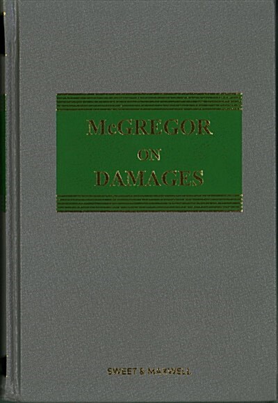 McGregor on Damages (Hardcover, 20 ed)