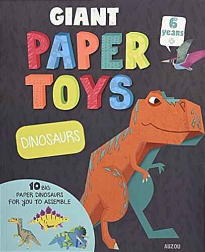 Giant Papertoys Dinosaurs (Hardcover)