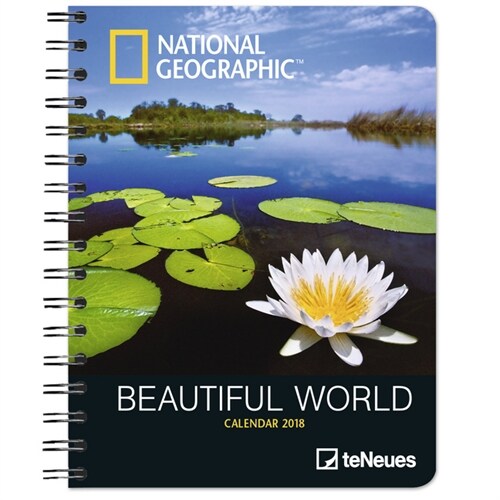 National Geographic Beautiful World A5 Diary 2018 (Paperback)