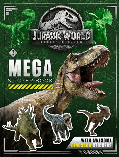 Jurassic World Fallen Kingdom Mega Sticker Book (Paperback)