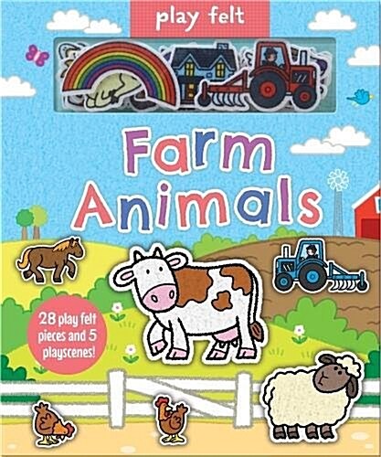 Play Felt Farm Animals - Activity Book (Board Book)