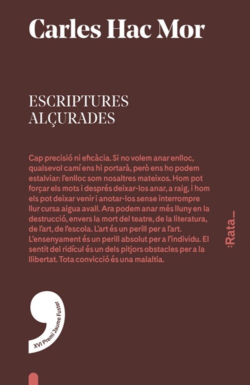 ESCRIPTURES ALCURADES (Paperback)