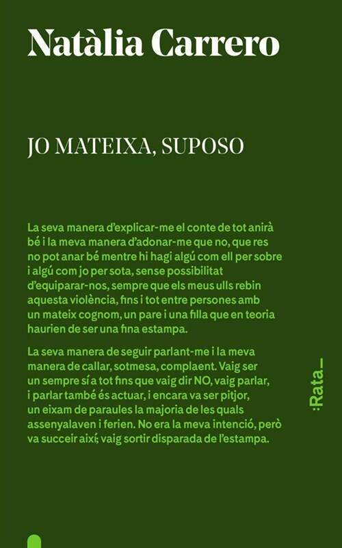 JO MATEIXA, SUPOSO (Paperback)