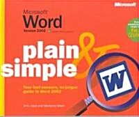 Microsoft Word Version 2002 Plain & Simple (Paperback)