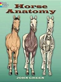 Horse Anatomy Coloring Book (Paperback)