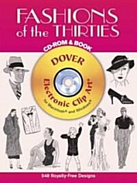 Fashions of the Thirties [With CDROM] (Paperback)