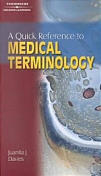 Quick Reference for Medical Terminology (Paperback)