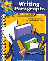 Writing Paragraphs Grade 4 (Paperback)