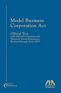Model Business Corporation Act (Paperback)