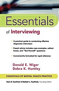 Essentials of Interviewing (Paperback)