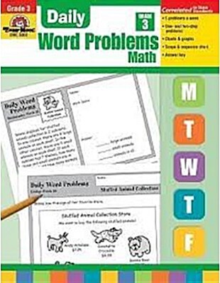 Daily Word Problems Grade 3 (Paperback, Teacher)