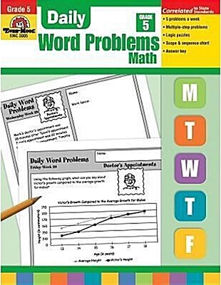 Daily Word Problems Grade 5 (Paperback, Teacher)