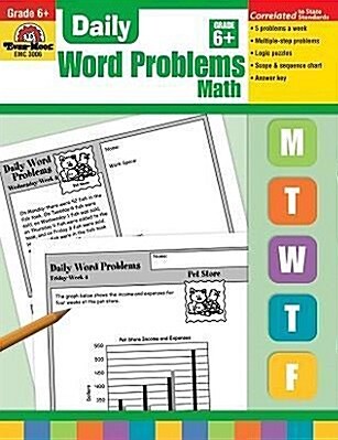 Daily Word Problems Grade 6+ (Paperback, Teacher)