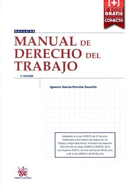 MANUAL DE DERECHO DEL TRABAJO 5  EDICION 2015 (Paperback)
