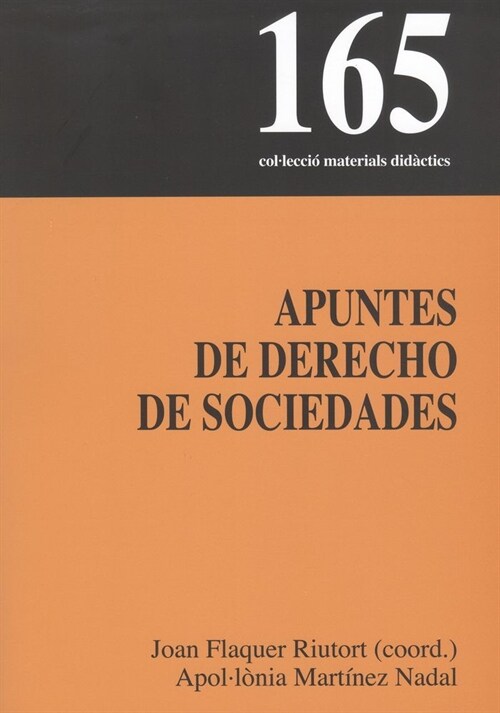 APUNTES DE DERECHO DE SOCIEDADES (Paperback)