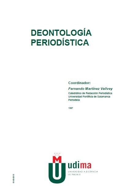 DEONTOLOGIA PERIODISTICA (Wallet or Folder)