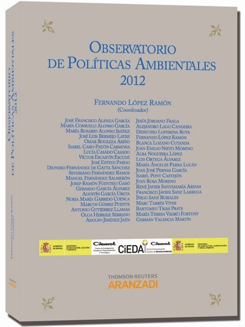 OBSERVATORIO DE POLITICAS AMBIENTALES 2012 (Hardcover)