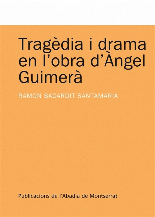 TRAGEDIA I DRAMA EN LOBRA D NGELGUIMERA (Paperback)