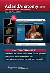 AclandAnatomy.com Access Code (Pass Code, 1st)