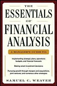 [중고] The Essentials of Financial Analysis (Hardcover)