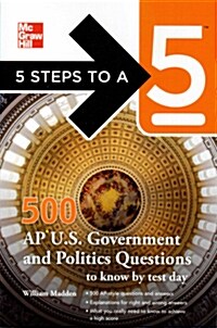 500 AP U.S. Government and Politics Questions to Know by Test Day (Paperback)