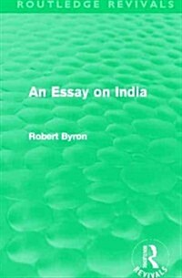 An Essay on India (Routledge Revivals) (Paperback)