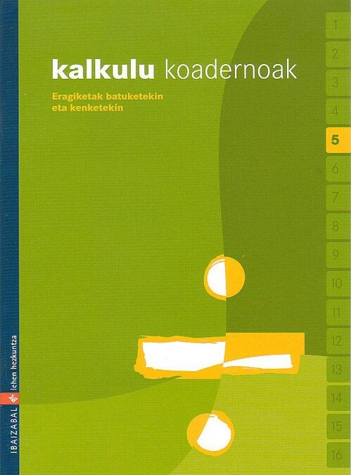 KALKULU KOADERNOAK 5 (Pamphlet)