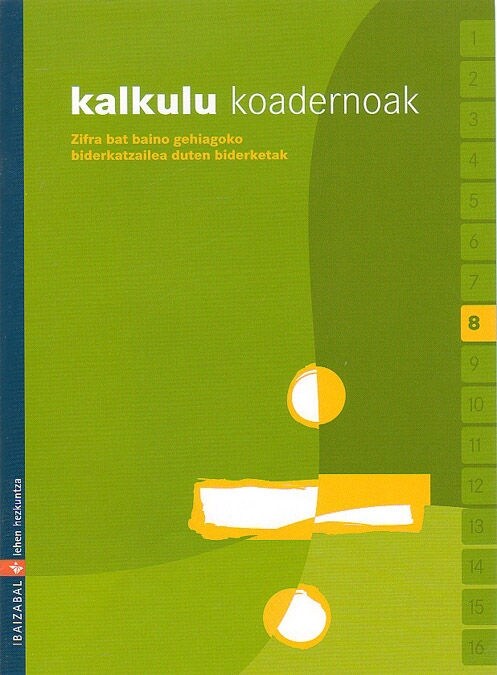 KALKULU KOADERNOAK 8 (Pamphlet)