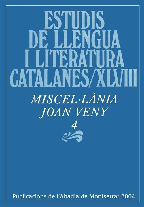 MISCELANIA JOAN VENY (VOL. 4) (Paperback)