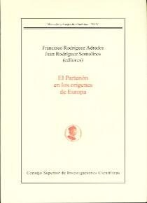 EL PARTENON EN LOS ORIGENES DE EUROPA (Paperback)