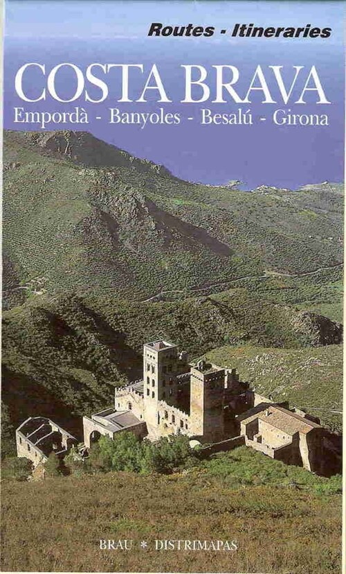 COSTA BRAVA: EMPORDA, BANYOLES, BESALU, GIRONA (Sheet Map)