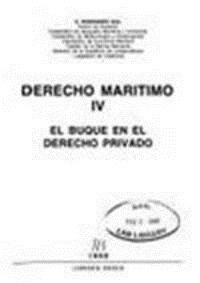 DERECHO MARITIMO.  TOMO IV (Book)