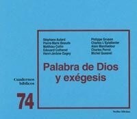 PALABRA DE DIOS Y EXEGESIS (Paperback)