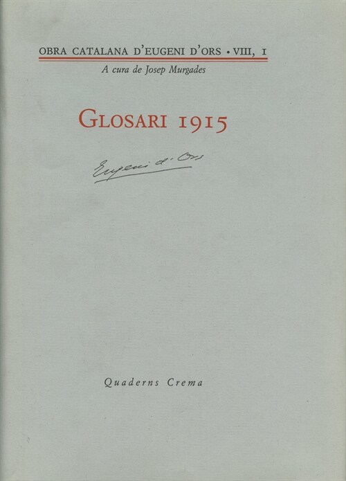 GLOSARI 1915 (Book)