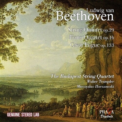 [수입] 베토벤 : 현악 5중주 Op.29 / 피아노 4중주 Op.16 / 대 푸가 Op.133