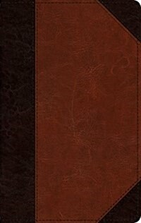 ESV Large Print Personal Size Bible (Trutone, Brown/Cordovan, Portfolio Design) (Imitation Leather)