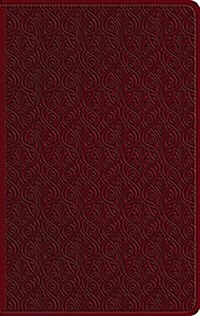 ESV Large Print Value Thinline Bible (Trutone, Ruby, Vine Design) (Imitation Leather)