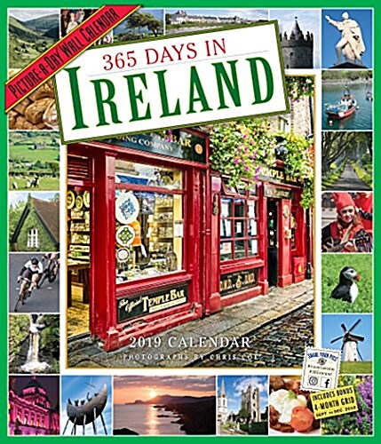 365 Days in Ireland Picture-A-Day Wall Calendar 2019 (Wall)