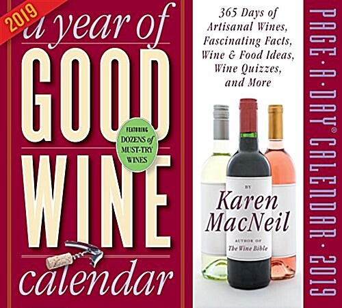 Year of Good Wine Page-A-Day Calendar 2019 (Daily)