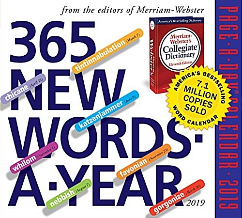 365 New Words-A-Year Page-A-Day Calendar 2019 (Daily)