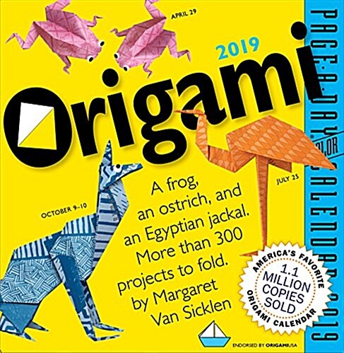 Origami Page-A-Day Calendar 2019 (Daily)