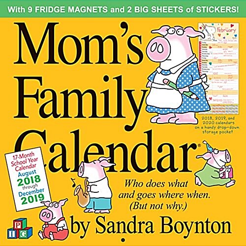 Moms Family Wall Calendar 2019 (Wall)