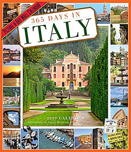 365 Days in Italy Picture-A-Day Wall Calendar 2019 (Wall)