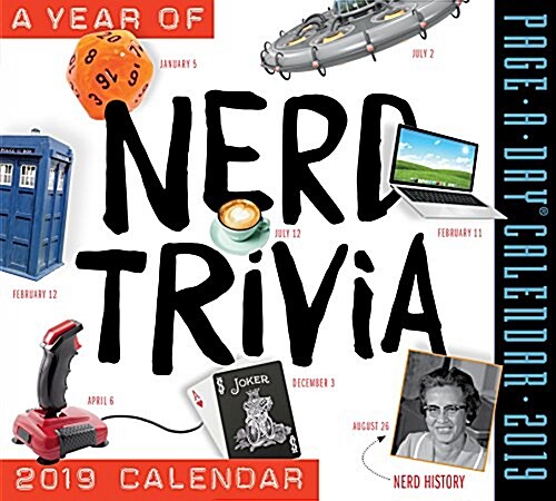 A Year of Nerd Trivia Page-A-Day Calendar 2019 (Daily)
