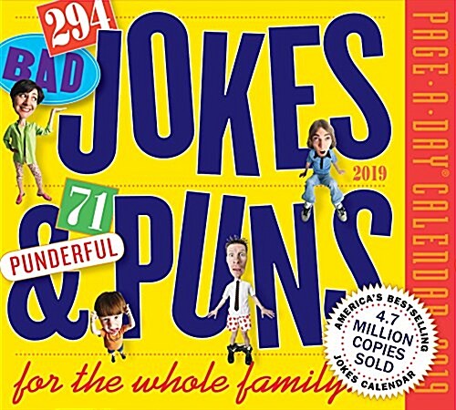 280 Bad Jokes & 85 Punderful Puns Page-A-Day Calendar 2019 (Daily)